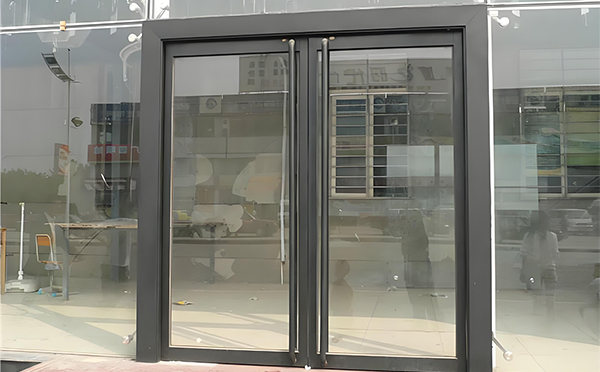 宝鸡玻璃地弹门