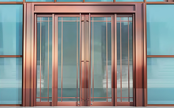 宝鸡玻璃地弹门